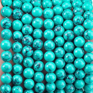 8MM Green Turquoise Bulk Beads Strands For Jewelry Making Bracelet Necklace Earring