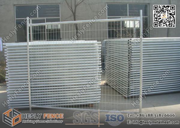2100mm*2400mm Temporary Fencing Panles Hot Dipped Galvanised 60*150mm anti-climb