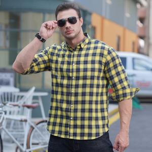 2022 Fashion Men's Shirts Autumn Long Sleeve Plus Size Clothes for Adult Age Group