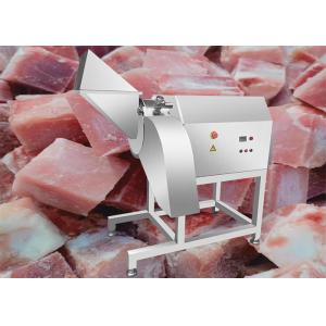 1000kg/H Chicken Breast Cutter Cube Frozen Pork Meat Dicer One Year Warranty