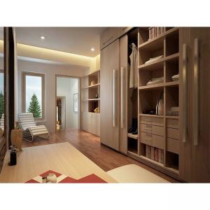 China OEM Service Simple Open Bedroom Furniture Walk In Storage Cupboard supplier