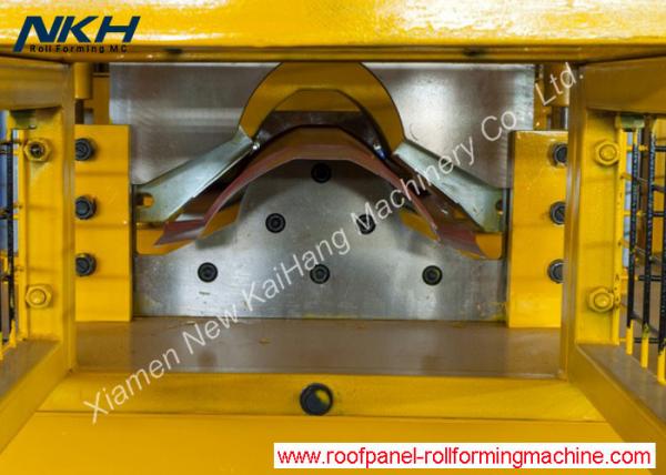 Galvanized Metal Roof Ridge Cap Roll Forming Machine PLC Control Corner Flashing