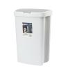 China Large Capacity Folding Bin Household Commercial Plastic Kitchen Storage Bin Waste Bin with Swing Lid wholesale