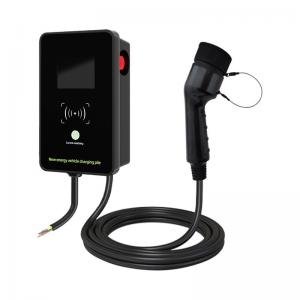 European Standard Anti-Theft 32a Wall Mounted Ev Charging Station Swiping Card