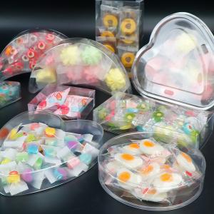 PET Plastic Chocolate Strawberry Gift Boxes Clear Folding Candy 0.20mm