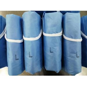 China AAMI Level 4 Disposable Operating Gowns / Patient Surgical Gowns Bloodproof supplier