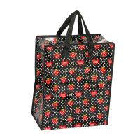 China Flower Design PP Shopping Bag  Environmental Protection Polypropylene Reusable Grocery Bag on sale