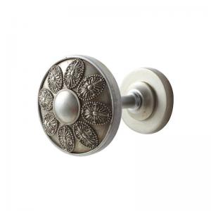 China Metal Wall Mounted Round Curtain Hook for Home Decoration supplier