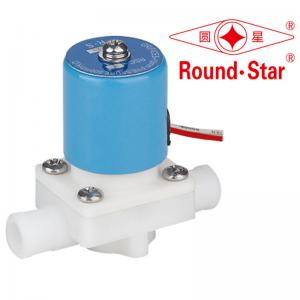 China Plastic RO Solenoid Valve Quick Connector for  Water Dispenser 10MM AC220V DC24V supplier