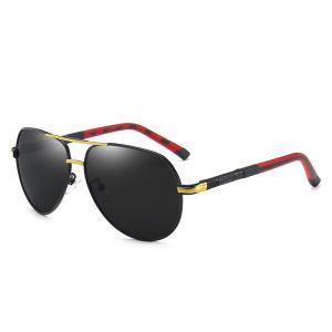 China Stylish UV400 Polarized Sunglasses Black Square Unisex Vendors Trendy Mens supplier