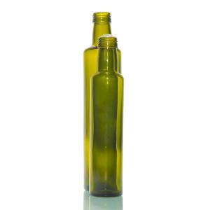 1000ml Dark Green Marasca Glass Olive Oil Bottle Bulk Custom