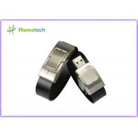 China Leather wristband personalized 32gb usb 2.0 flash drive 10-22mb / s Speed on sale