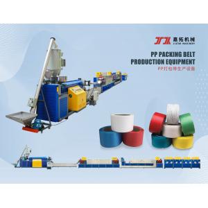 China Auto 380V PP Strap Making Machine 50HZ Plastic Belt Production Line supplier