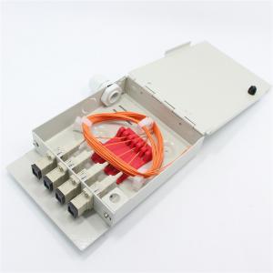 China Metal Shell Grey Fiber Optic Termination Box supplier