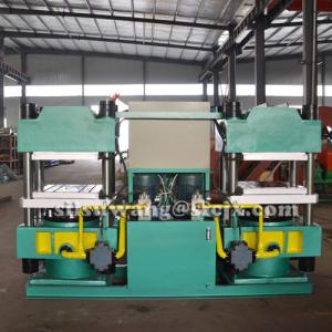China Rubber Plate Vulcanizing Press with Two Station Duplex Rubber Vulcanizing Press Machine supplier