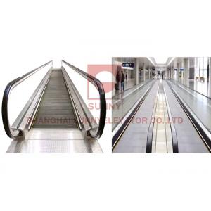 Shopping Mall Stainless Steel Escalator Step Moving Walkway With Handrail Bracket