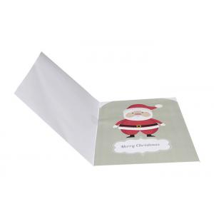 A6 4C Offset Printing Song Greeting Cards Recording / Audio With 3 AG Battery