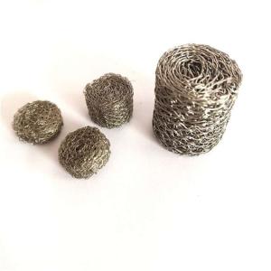 China Sus 316 Mallas de alambre de punto de forma cilíndrica para ambientes de alta temperatura wholesale
