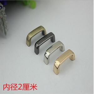 China Luxury handbag fitting light gold zinc alloy 20 mm metal arch bridge with high polishing supplier