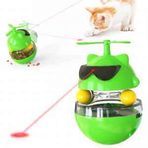China Cat Tumbler Interactive Pet Toys Laser Light USB Charging ODM 512g supplier