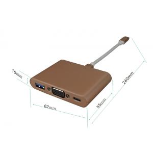 China Type-C 3.0/3.1 adapter hub  for Apple MacBook 12-inch USB-C VGA Converter HDMI supplier