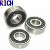 Brass Cage Dust Cover Ball Bearing 6200 , Low Noise Diesel Engine Bearings