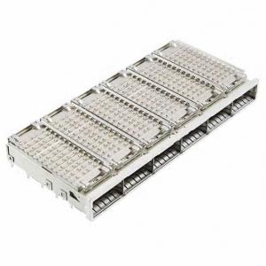 China 1X6 W/HSINK R/A CONN QSFP+ Cage Transceivers 2143330-1 supplier