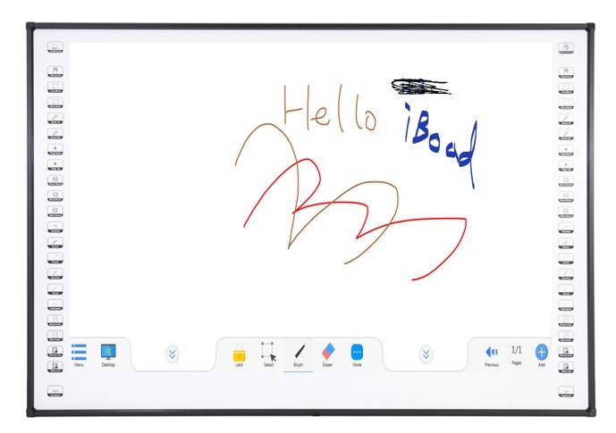 China Panneau blanc intelligent de 95 de pouce de tableau blanc du nano IWB 10 points extérieurs en céramique interactifs infrarouges de contact supplier