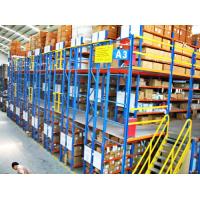 China Multi - Layer Powder Coating Rack Supported Mezzanine Floor With Walkways on sale