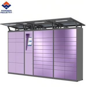 Bulk Drop-Off For Enterprises Smart Laundry Locker With SMS Email Function