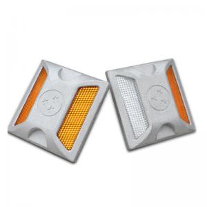 Highway Road Stud Reflective Square LED Marker in Green for Roadway Safety on Sale