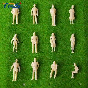 2017 new  1/50 3.5cm  skin color ABS plastic figure for architectural building model making train layout scenery