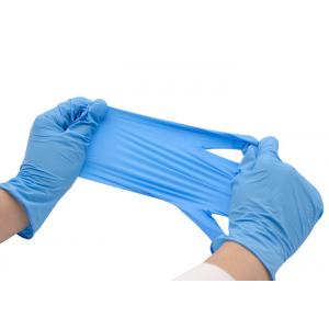 Powder Free Disposable Nitrile Examination Gloves Vinyl Material Working Safety