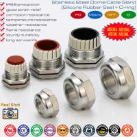 China IP68 Hermetic Cable Glands Sealing Connectors Stainless Steel AISI 304 & AISI 316 with PG or Metric Thread on sale
