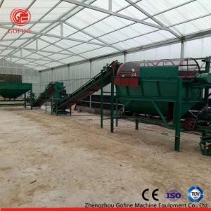 Compost Organic Fertilizer Production Line / Organic Fertilizer Making Machine