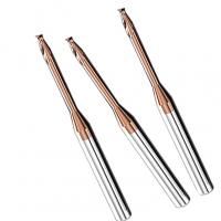 China Extra Long Neck 2 Flutes 2mm Square Nose End Mill Hrc65 SX on sale