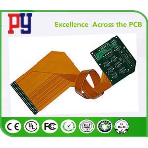 Double Sided Rigid Flex PCB Immersion Gold 3/3 MIL Line Width / Spacing High Performance