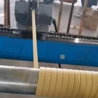 China Kevlar ropes winding machine for winding kevlar aramid ropes onto the glass tempering furnace on sale
