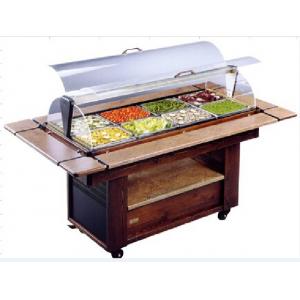 China Equipamento comercial do bufete da barra de salada NN-SO1420 com a roda para mover-se conveniente wholesale