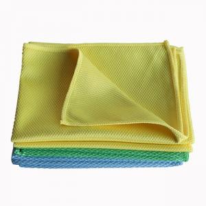 Blue Yellow Green Kitchen Microfibre Dish Cloths Towels custom Thickness