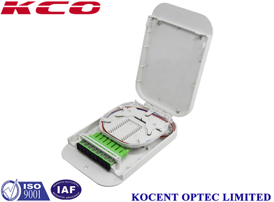 China FTTH 8の港プラスチックFTBの繊維の光学端子箱SC/APCのABS PC材料KCO-FTB08C supplier