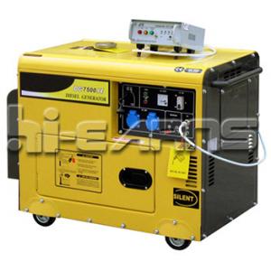 Air-cooled silent dieseal generator 6KW with ATS, 188FA diesel engine