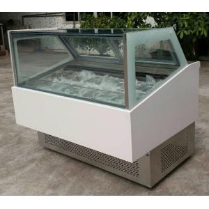 China Commercial Refrigerator Freezer 45 Degree Ice Cream Cupboard with Aspera Compre supplier