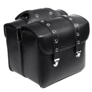 Motocross Saddle Bag Big PU Leather 33.5 x 28 x 13cm Motorcycle Side Bag