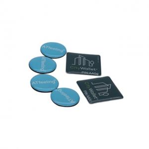 China Nfc Passive Sticker Anti Metal Tags With Chip 215 216 Smallest NFC Tags For Metal supplier