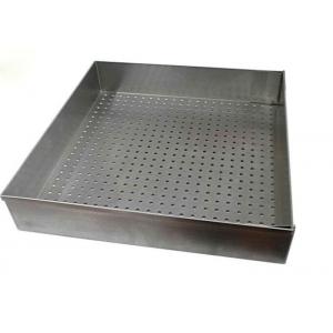 China Reusable Bbq Serving Rectangular 304 Stainless Steel Wire Mesh Trays supplier