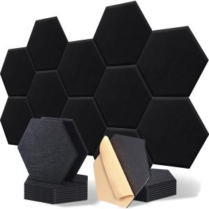 Self Adhesion Hexagon Sound Absorbing Acoustic Panel Restaurant