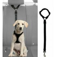 China Adjustable Dog Seat Belt Collars Harness Restraint With Elastic Bungee Buffer on sale