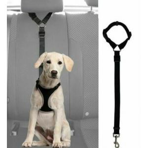 China Adjustable Dog Seat Belt Collars Harness Restraint With Elastic Bungee Buffer supplier
