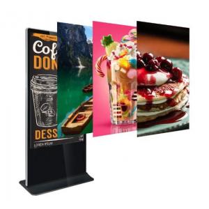 China Double Sides Indoor Portable LCD Information Kiosk LCD Poster Display With Wifi Control supplier